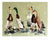 Get your Ducks in a Row by Kate Rose – acrylic painting in a black shadow frame